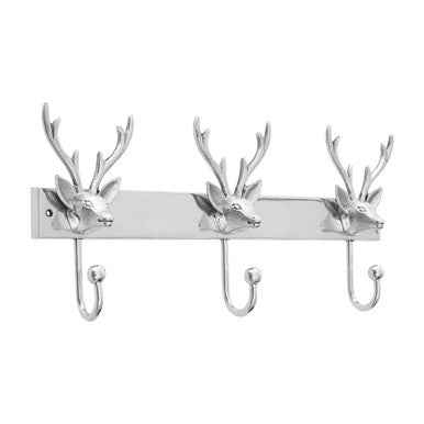 Arris Stag Head 3 Hook Wall Mounted Hanger