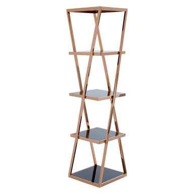 Ackley 5 Tier Rose Gold Shelf Unit