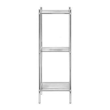 Dara 3 Tier Chrome Metal Shelf Unit