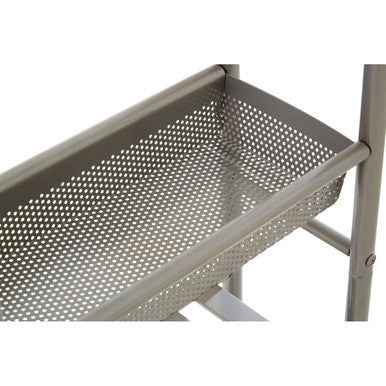 Dara 4 Tier Brush Nickel Trolley with 2 Baskets