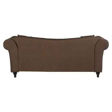 Fable 3 Seat Natural Chesterfield Sofa