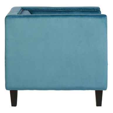 Felisa Blue Velvet Chair