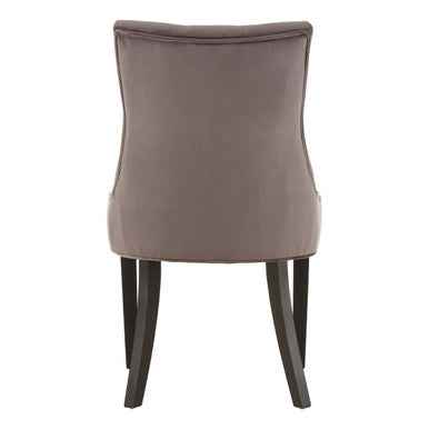 Daxton Storm Grey Velvet Dining Chair