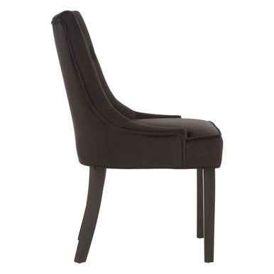 Daxton Black Velvet Dining Chair