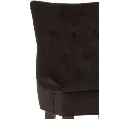 Daxton Black Velvet Dining Chair