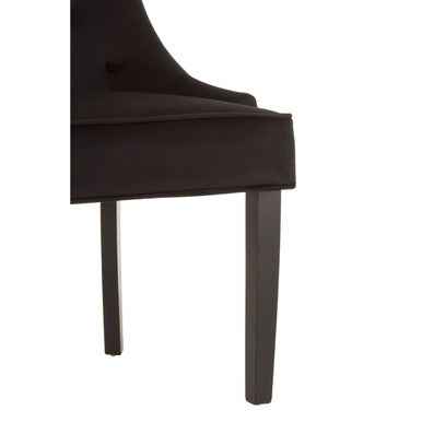 Daxton Black Velvet Dining Chair