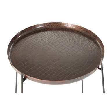 Hege Large Copper And Black Side Table