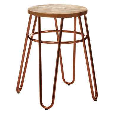 District Rose Gold Hairpin Stool