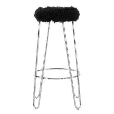 District Black Bar Stool