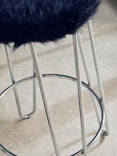 District Black Bar Stool