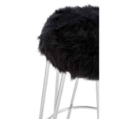 District Black Bar Stool