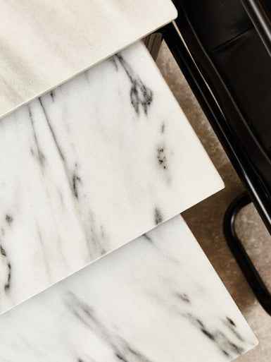 Fulton Nest Of 3 Tables With Chrome Base