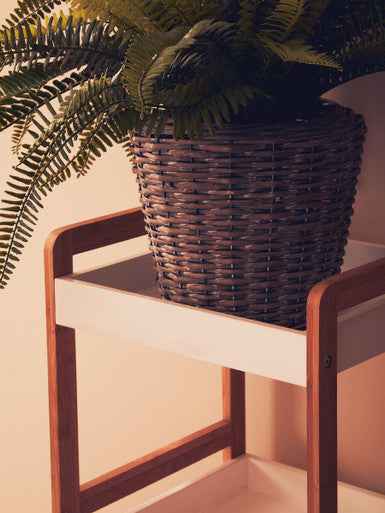 ARLA 3 Tier  Bathroom Shelf Unit With Birchwood Frame