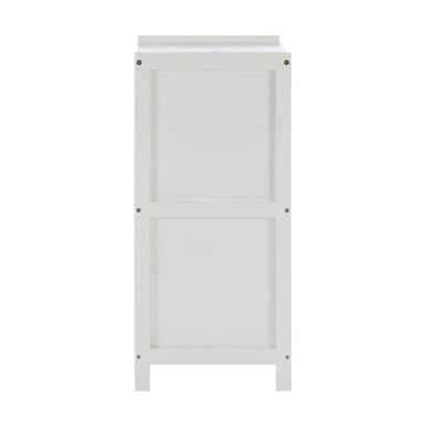 Salon white wood 2 Drawer cabinet