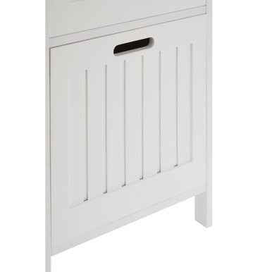 Salon white wood 2 Drawer cabinet