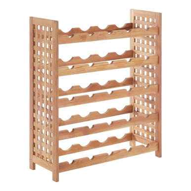 ARLA 25 Bottle Wooden Wine Rack