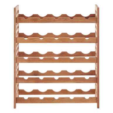 ARLA 25 Bottle Wooden Wine Rack