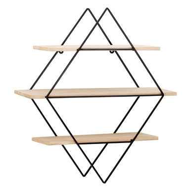 Brixton 3 Tier Rhombus Shelves