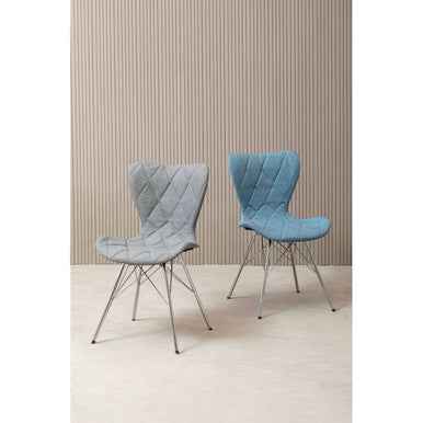 Stockholm Blue Dining Chair