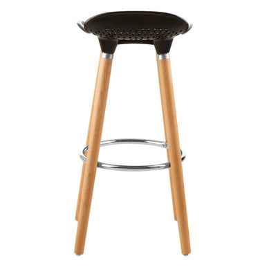 Stockholm Matte Black Bar Stool