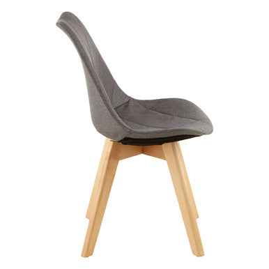 Stockholm Grey Diamond Pattern Dining Chair