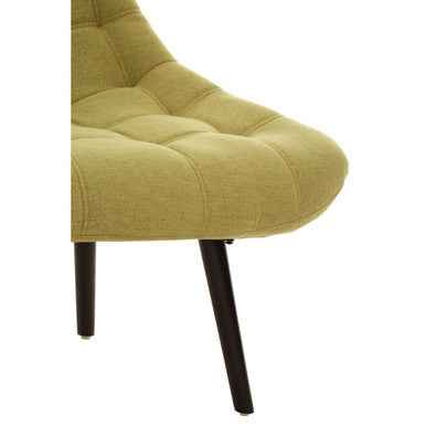 Stockholm Green Faux Linen Chair
