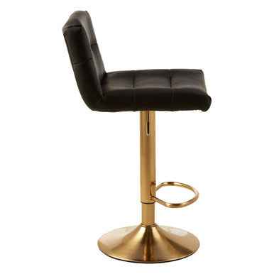 Baina Black Seat Bar Stool