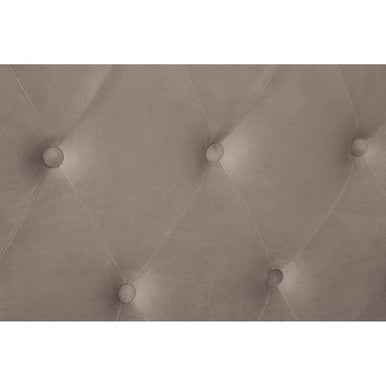 Edison Mink Velvet Ottoman Double Bed