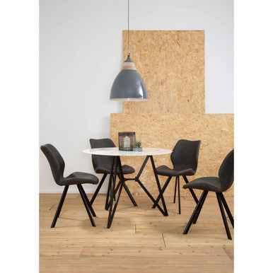 Weston Round Grey Dining Set