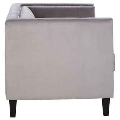 Felisa Two Seater Grey Velvet Sofa