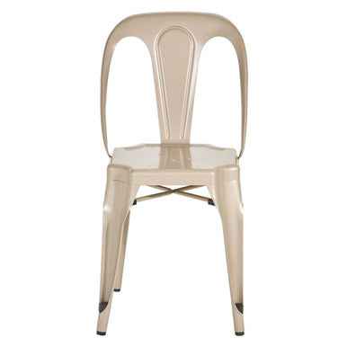 Grange Champagne Finish Metal Chair