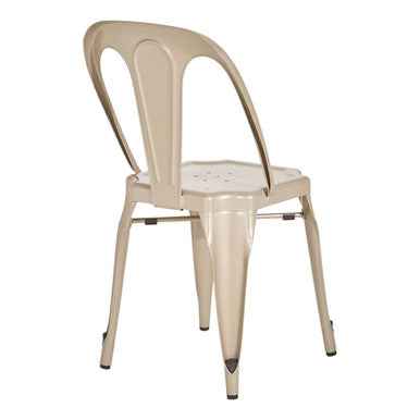 Grange Champagne Finish Metal Chair