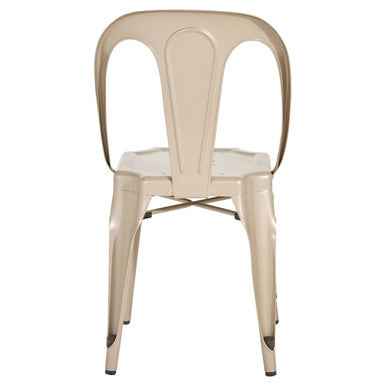 Grange Champagne Finish Metal Chair