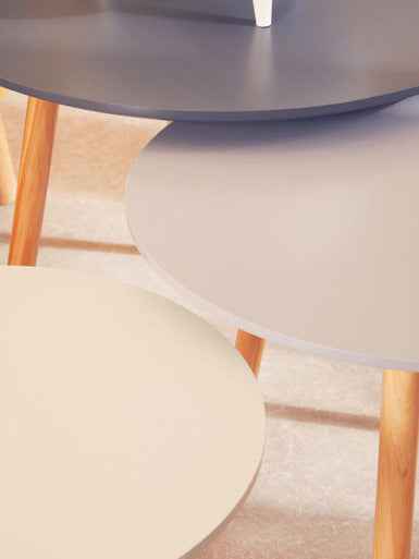 Nostra Set Of 3 Round Tables