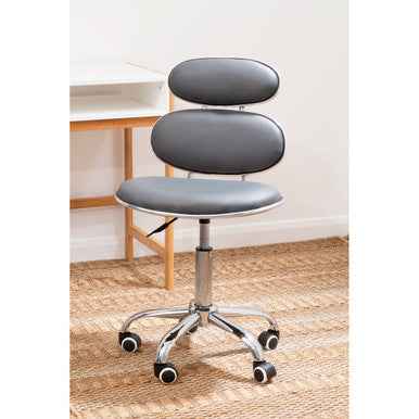 Fran Grey Pu Home Office Chair