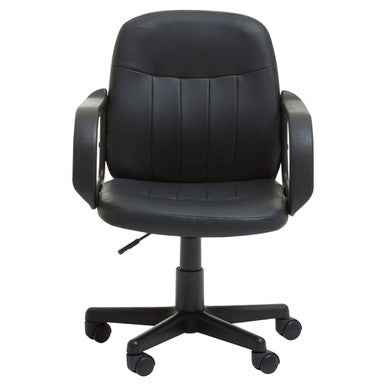 Flint Black Pu Home Office Chair