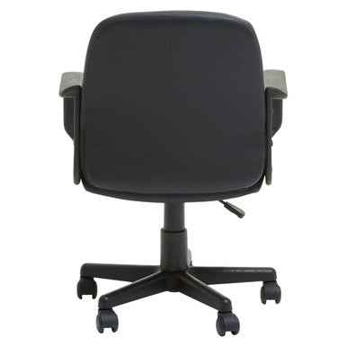 Flint Black Pu Home Office Chair