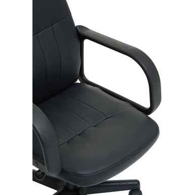 Flint Black Pu Home Office Chair