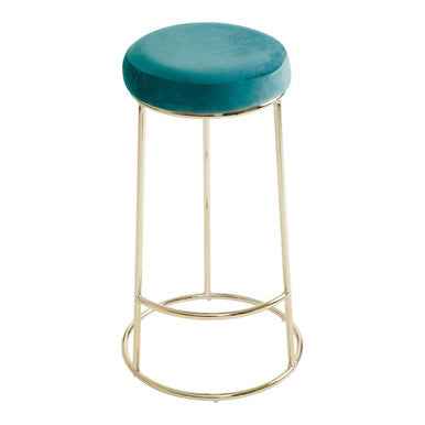 Manhattan Green Velvet Tall Bar Stool