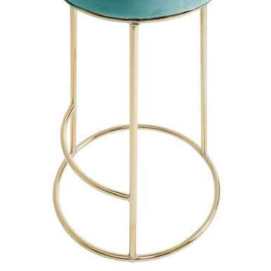 Manhattan Green Velvet Tall Bar Stool