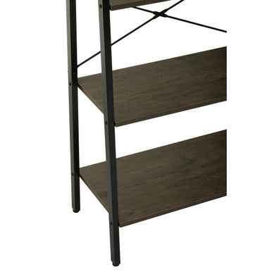 Bradbury Four Tier Dark Oak Veneer Ladder Shelf Unit
