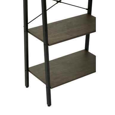 Bradbury Three Tier Dark Oak Veneer Ladder Shelf Unit