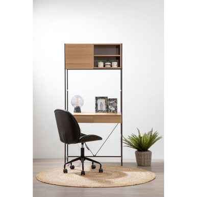 Clinton Black Home Office Chair