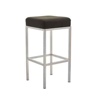 Baina Dark Grey And Gold Finish Bar Stool