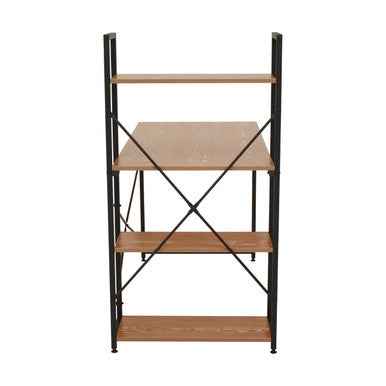 Laxton Red Pomelo Desk With Shelves