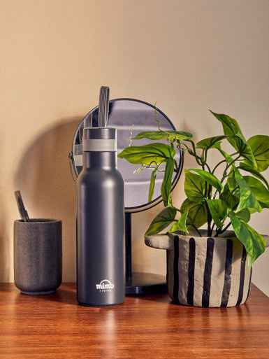 Laxton Red Pomelo Desk With Shelves