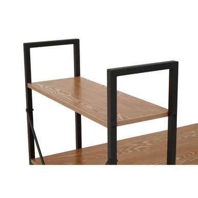 Laxton Red Pomelo Desk With Shelves