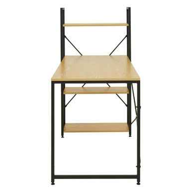 Laxton Light Yellow Desk With Shelves