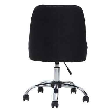 Alexi Black Fabric Home Office Chair