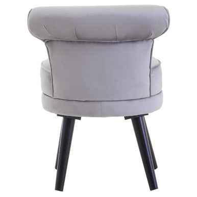 Kids Loretta Grey Velvet Chair